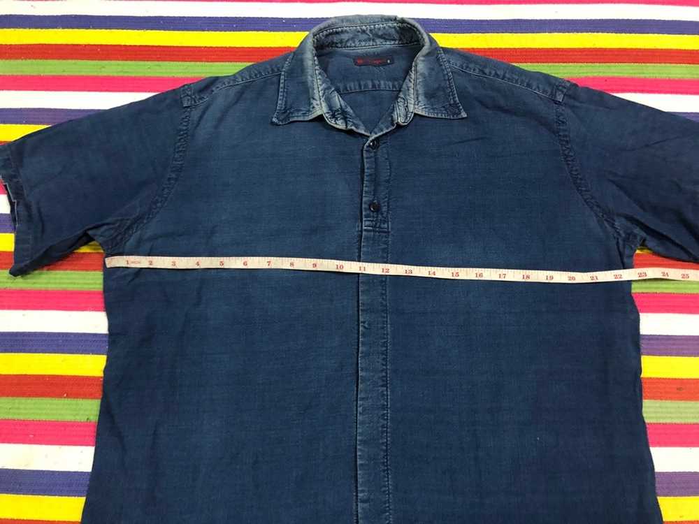 45rpm × Japanese Brand × Vintage 45rpm Indigo Shi… - image 7