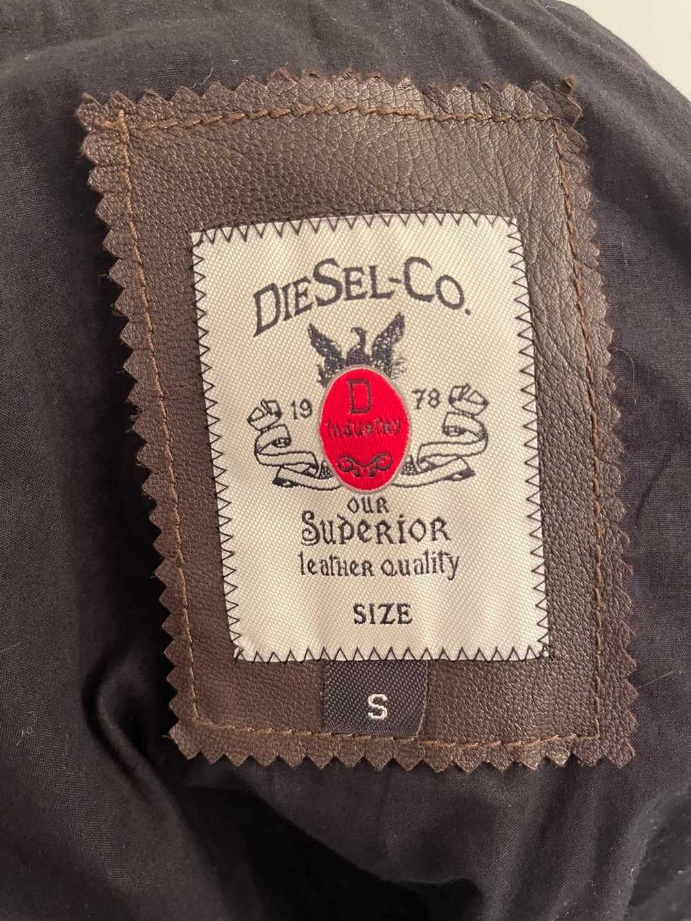 Diesel Diesel Brown Leather Jacket - Gem