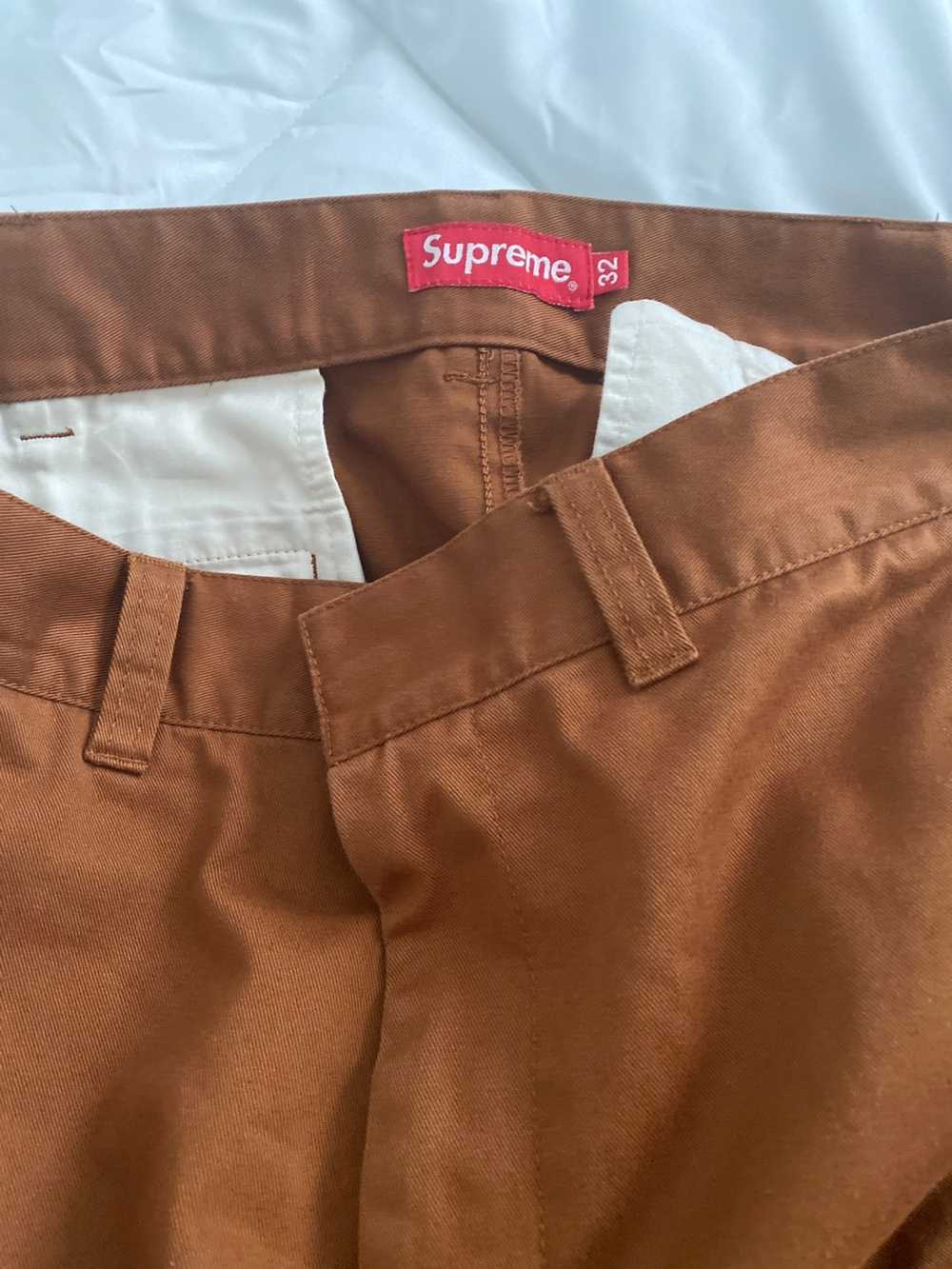 22aw supreme pin up Chino Pant 32 brown シュプリーム パンツ その他