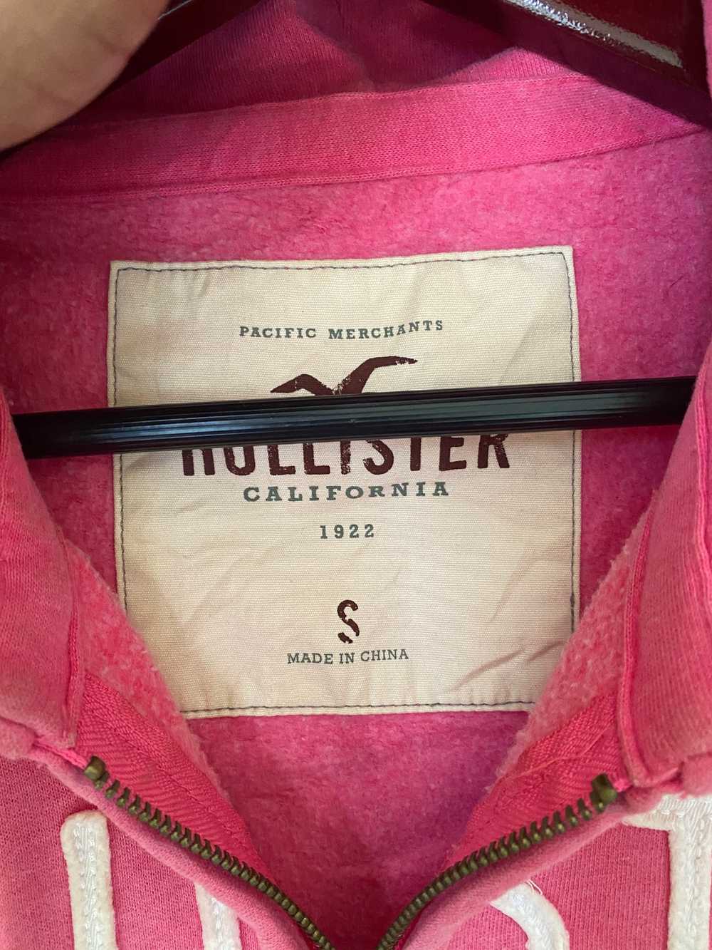 Hollister HOLLISTER Zipper Hoodie spellout Big Logo - Gem
