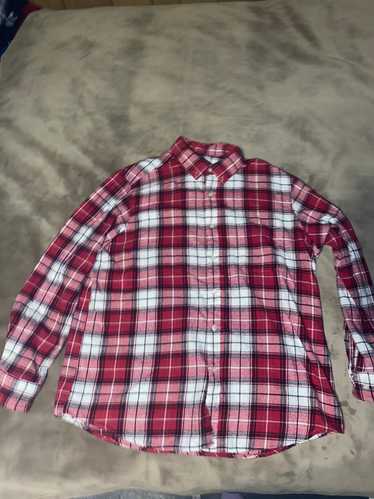 Club Room Red & White Club Room Flannel