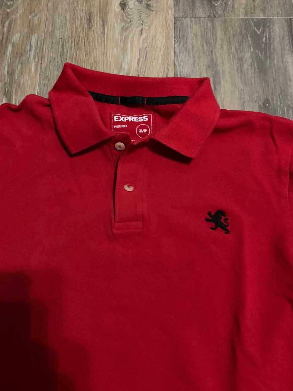 Express Men’s Red Polo Shirt - image 2