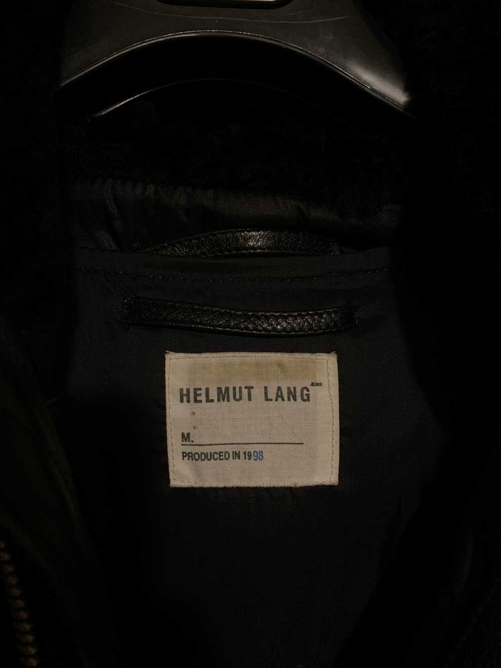 Helmut Lang Leather n-3B parka - Gem