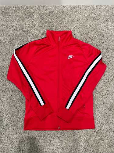 Nike Nike red full zip track sweater
