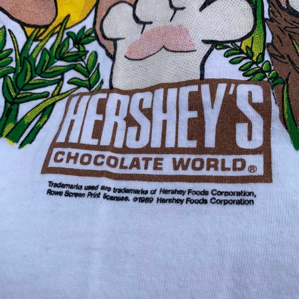 Vintage Vintage 1988 Hershey’s Chocolate World T-… - image 3