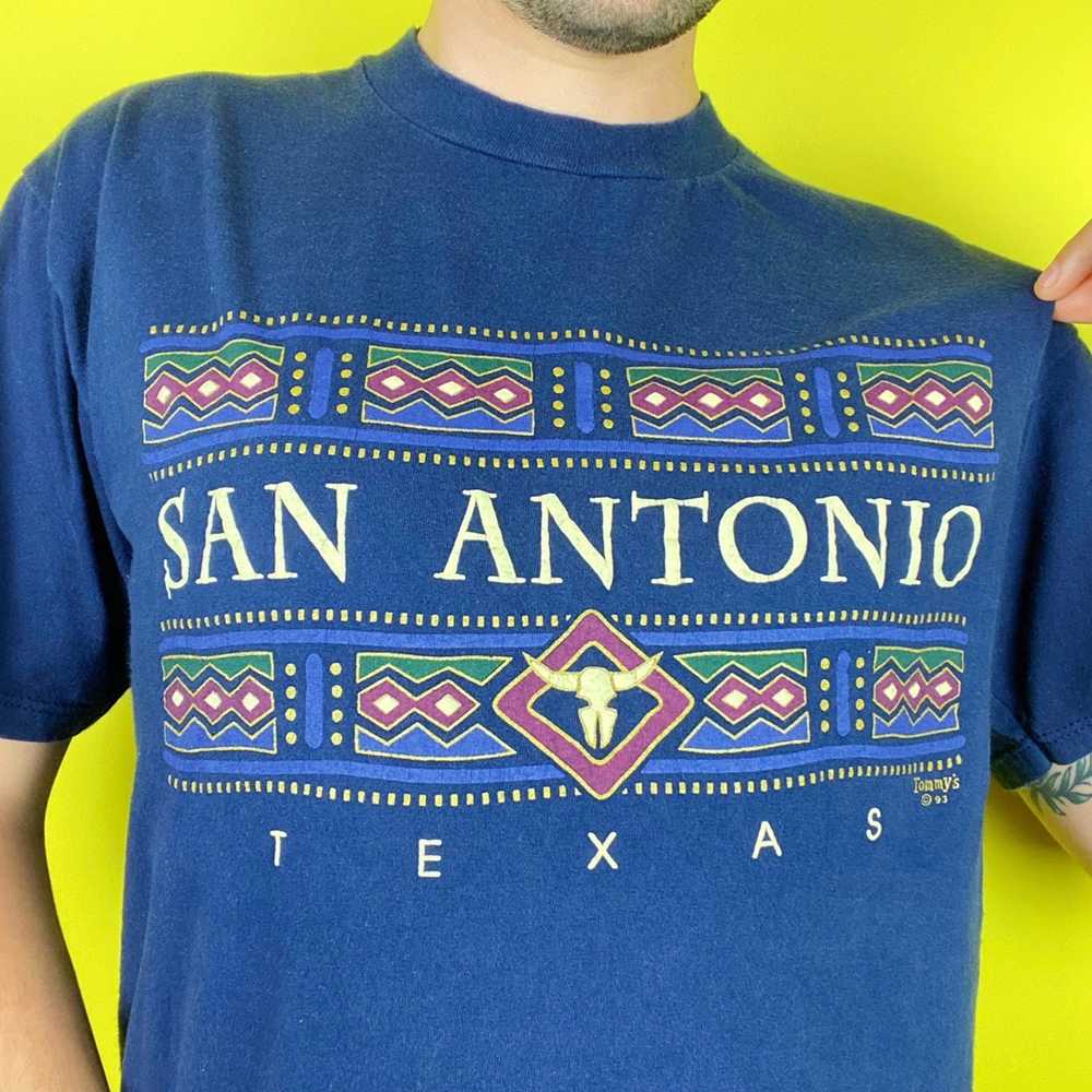 Vintage 1993 Single Stitched San Antonio Tourist … - image 1