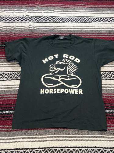 Vintage Hot Rod Horse Power T-Shirt - image 1