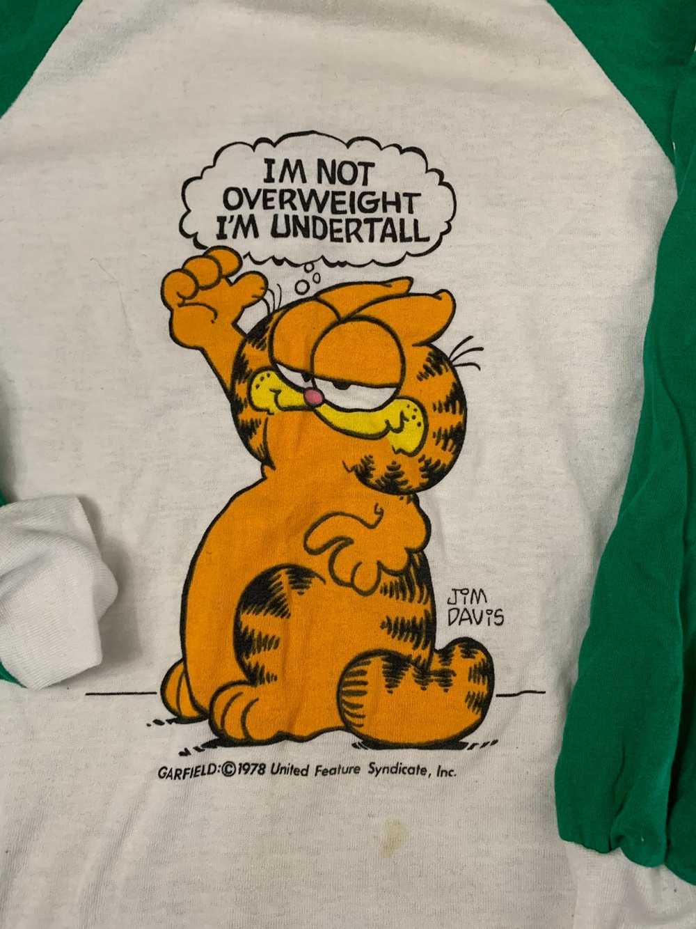 Garfield × Vintage Vintage 1978 Garfield Longslee… - image 2