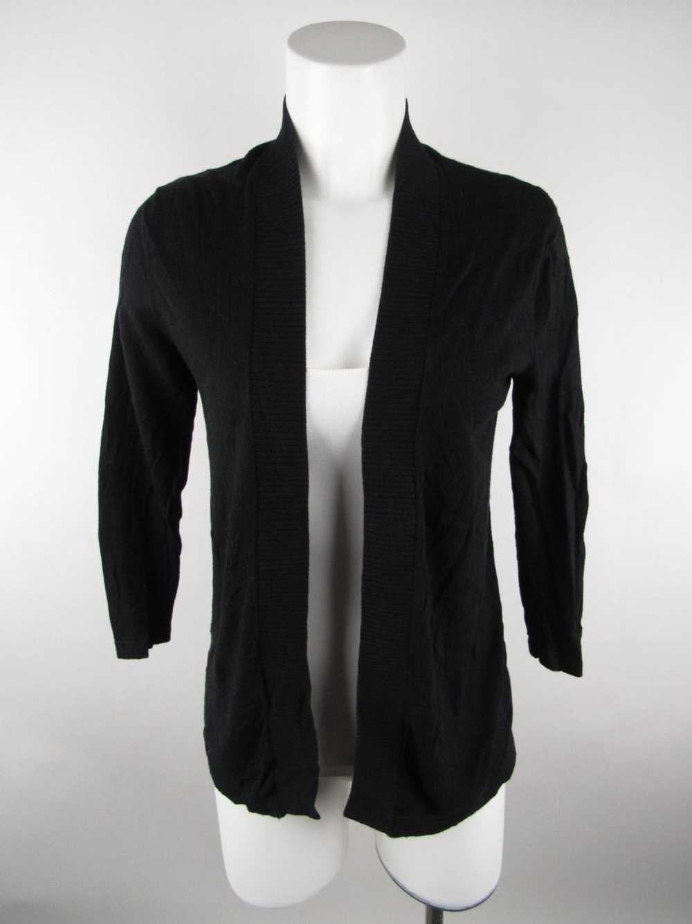 August Silk Cardigan Sweater - image 1