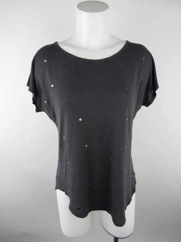 Apt. 9 Embellished Top, Black/White, Sz 0X