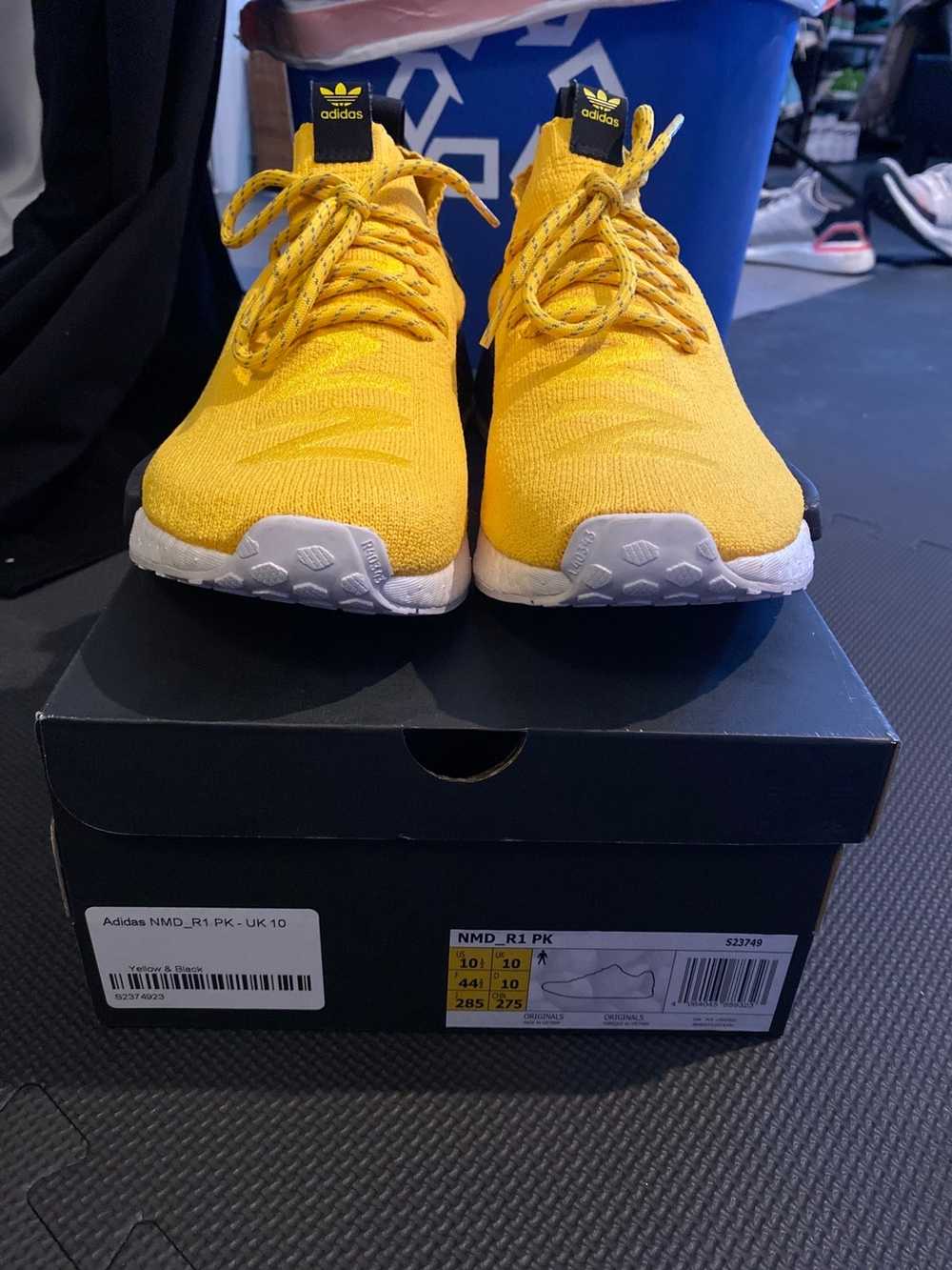 Pharrell x Arsenal x Predator.1 Human Race 'Bruised Banana' | Blue | Men's Size 9.5