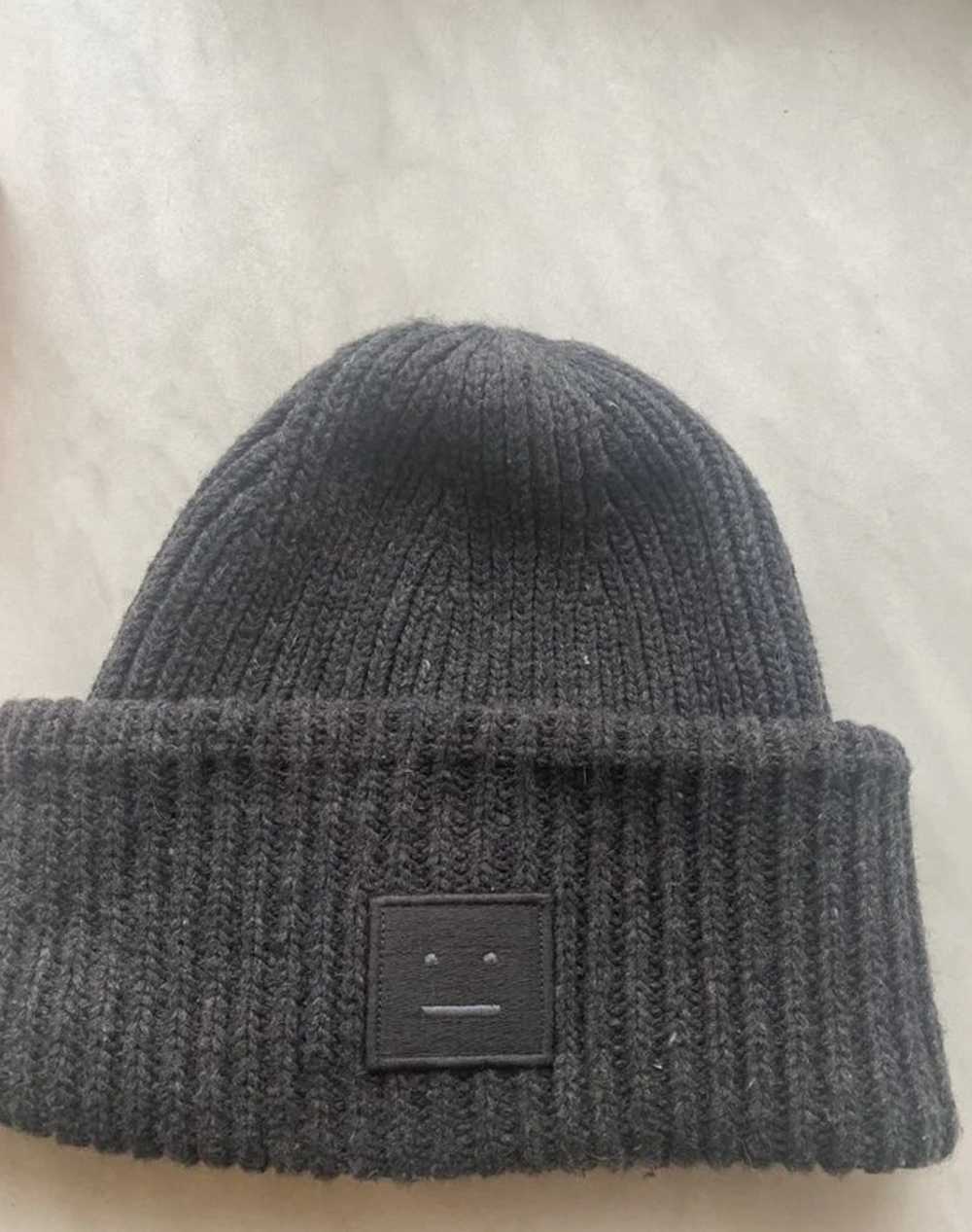 Acne Studios Face Logo Wool Hat - image 2