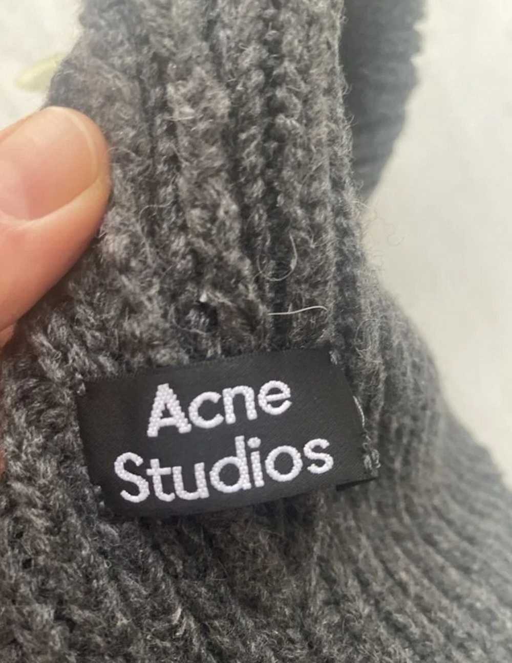 Acne Studios Face Logo Wool Hat - image 4