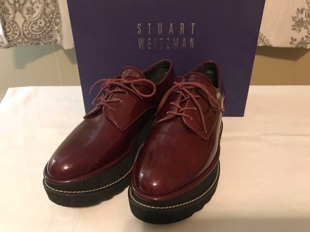 Stuart Weitzman platform oxford loafers - image 1