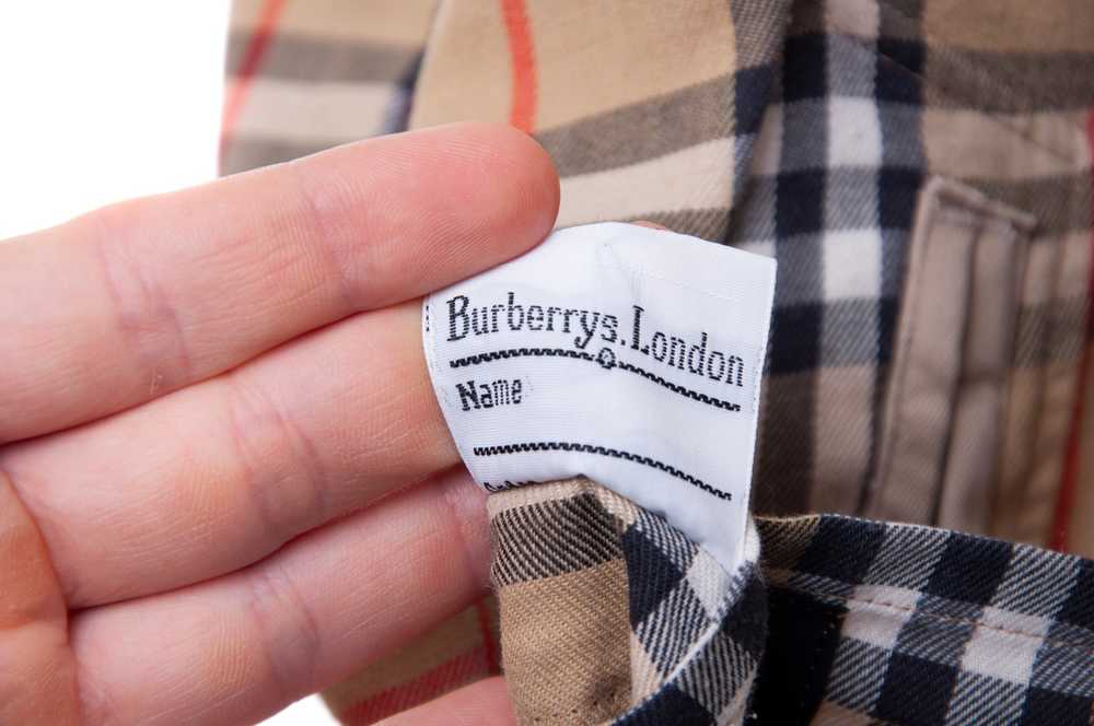 Burberry × Vintage Burberrys London Beige Plaid С… - image 12