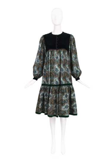 1976 Yves Saint Laurent Cossack Collection Dress