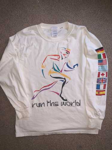 Vintage Running marathon long sleeve T-shirt