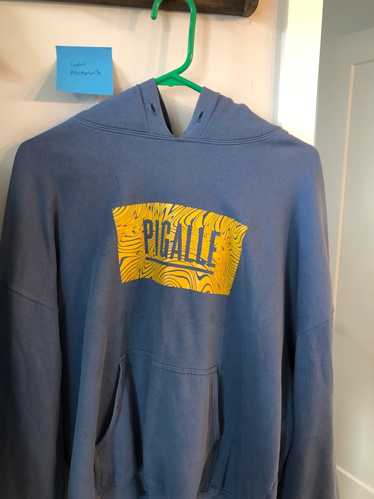 Pigalle Pigalle 2016 baby blue and yellow hoodie - image 1