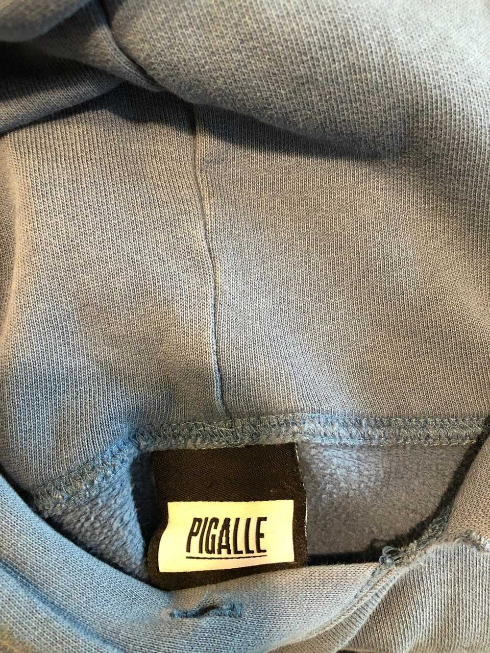 Pigalle Pigalle 2016 baby blue and yellow hoodie - image 6