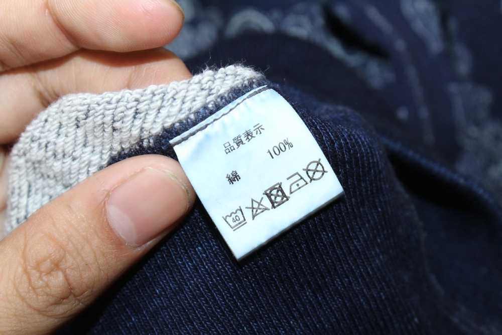 Tenryo Bandana sweater indigo dye - image 4