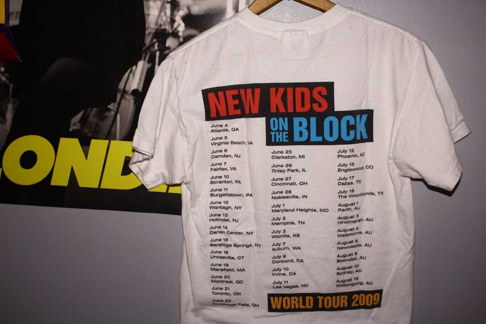 Band Tees × Vintage 2009 New Kids On The Block To… - image 3