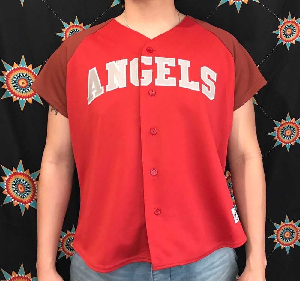 Majestic Los Angeles Anaheim Angels Baseball Jersey Dress Size M