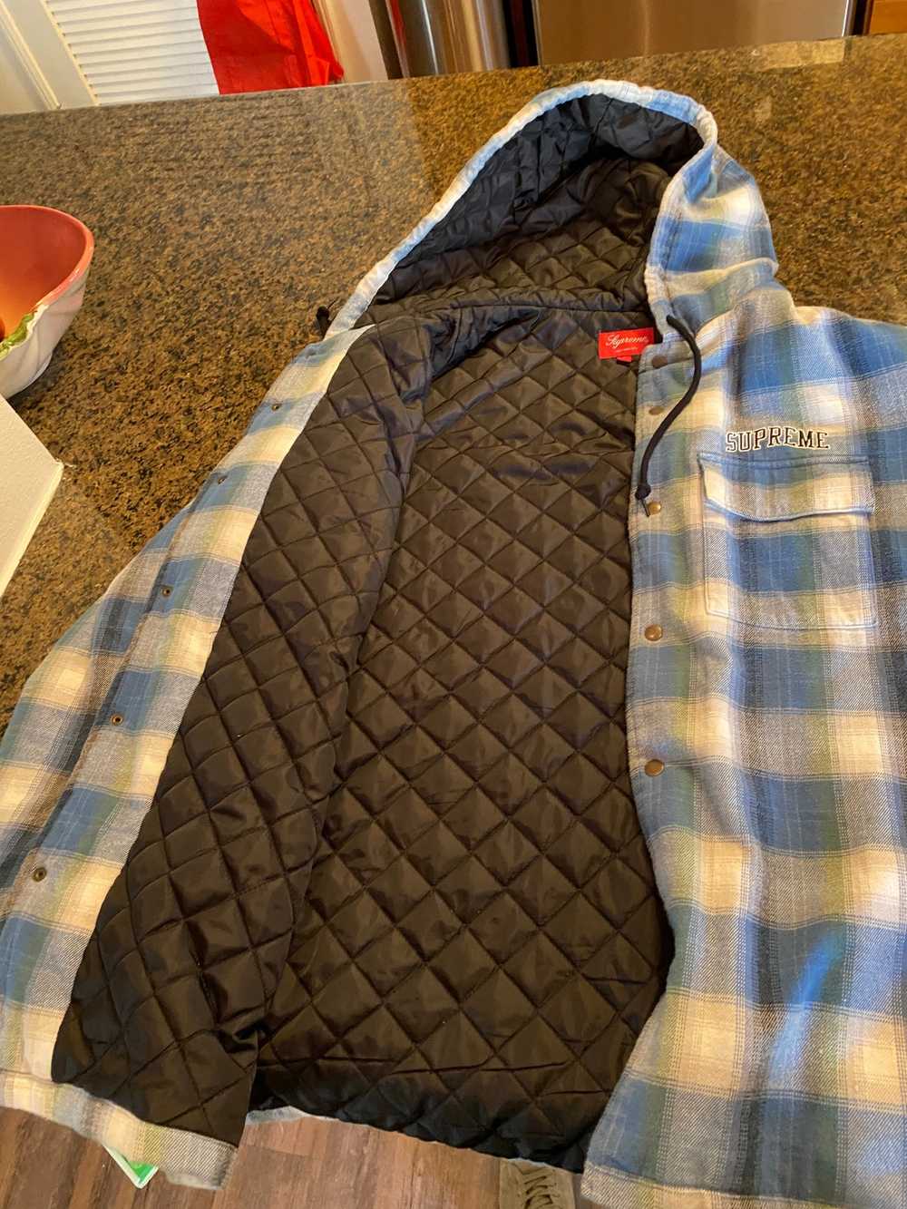 Supreme 2024 quilted hooded