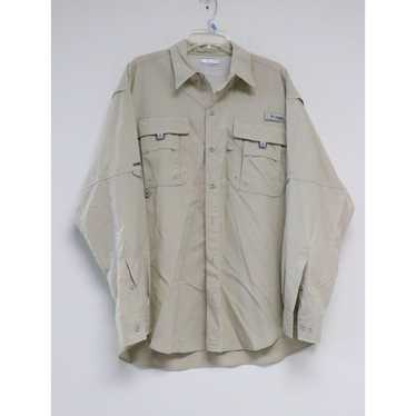 Columbia Columbia Men’s Large Cream PFG Fishing S… - image 1