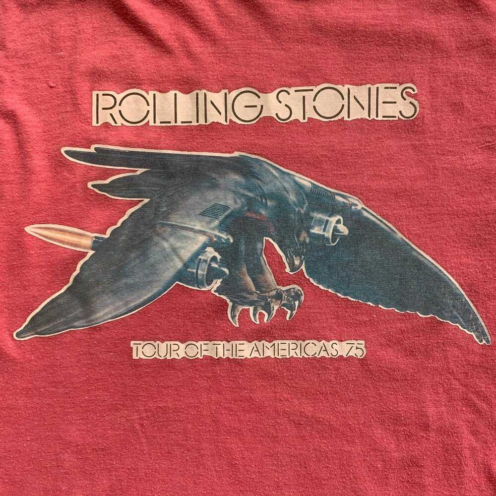 1975 Rolling Stones Tour of the Americas Tee - image 2