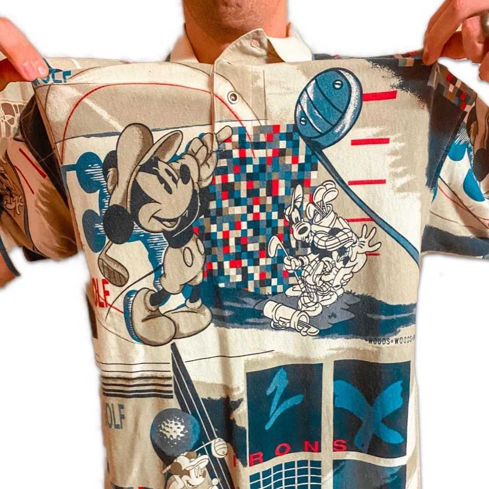 Disney Vintage 90s Mickey Polo - image 2