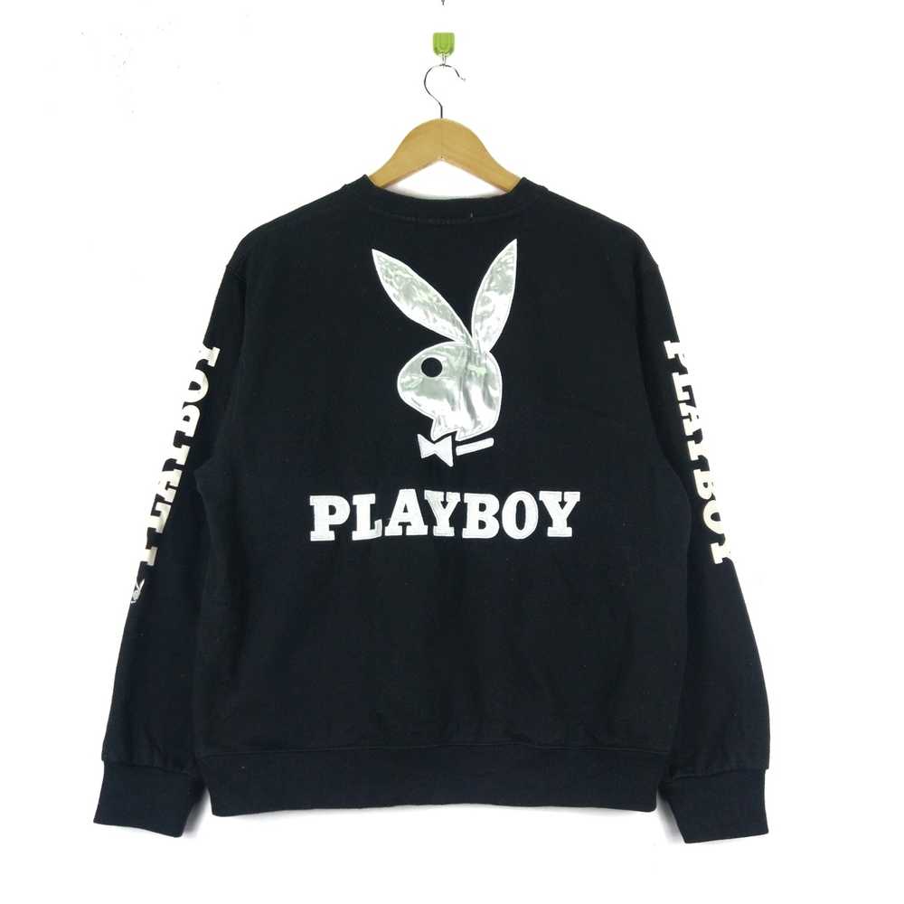 Playboy Playboy Big Logo Embroidered Crewneck Pul… - image 1