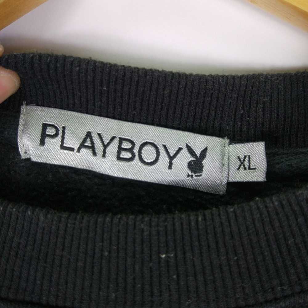 Playboy Playboy Big Logo Embroidered Crewneck Pul… - image 4