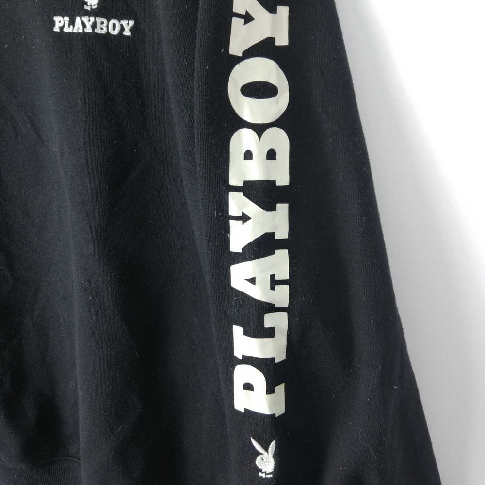 Playboy Playboy Big Logo Embroidered Crewneck Pul… - image 5