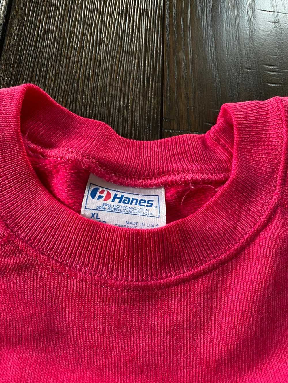 Hanes × Vintage Super Soft Hanes 50/50 Crewneck S… - image 4