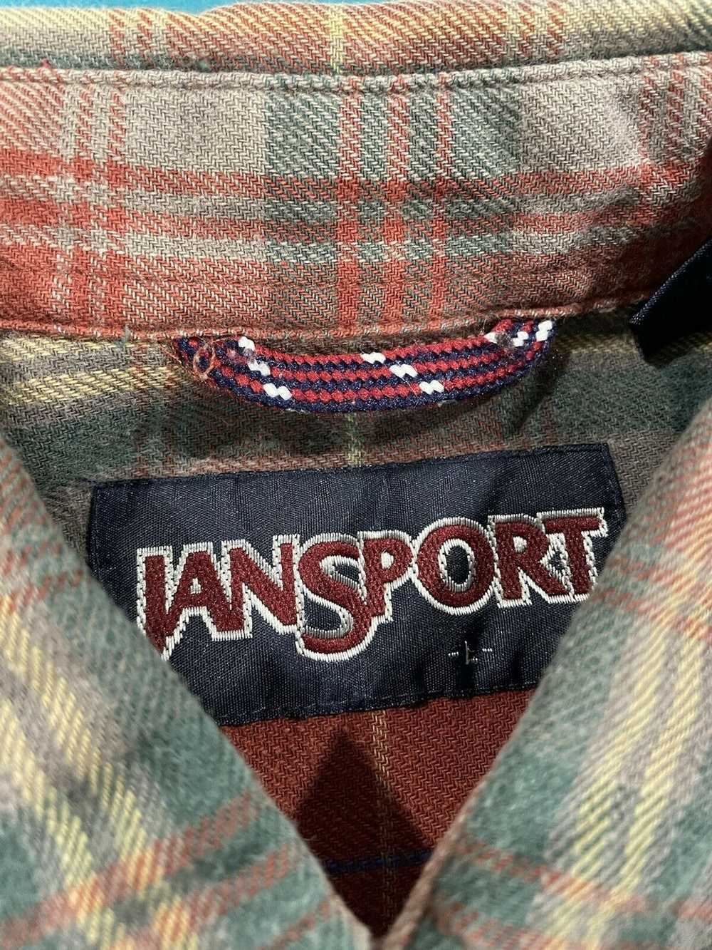 Jansport Jansport Vintage Men's L Plaid Button Up… - image 3