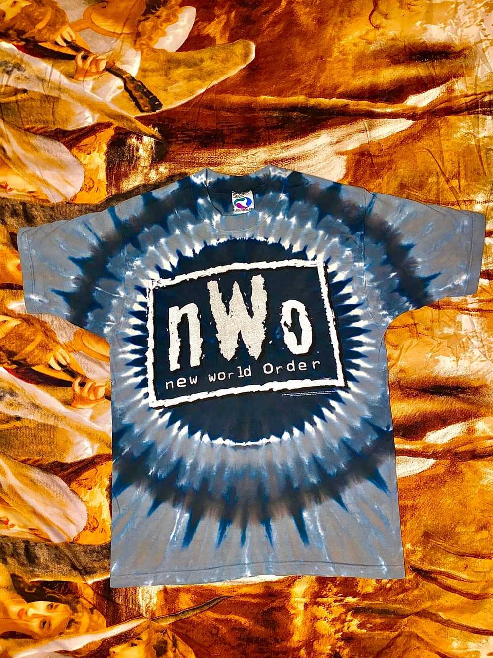 Vintage × Wcw/Nwo Vintage WCW 1998 Liquid Blue NW… - image 2