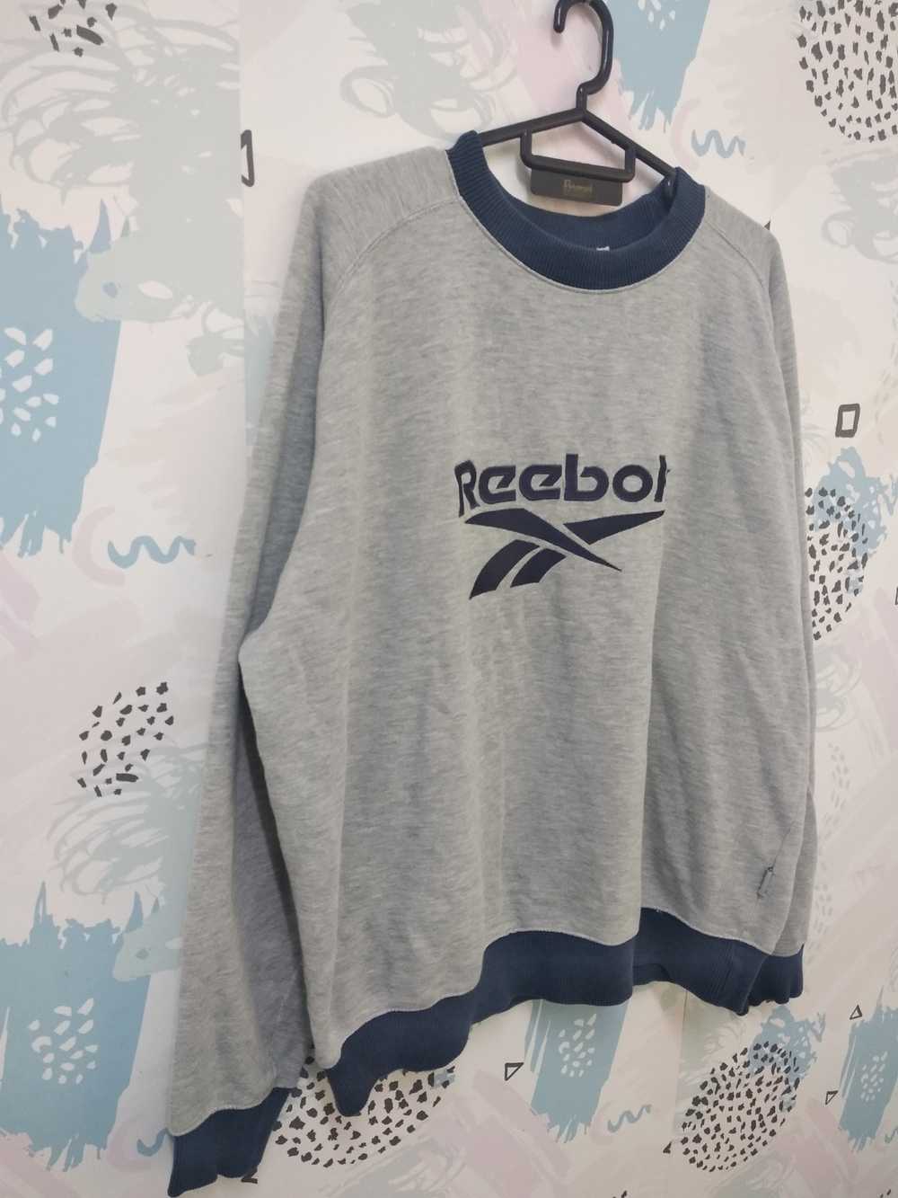 Reebok × Vintage Reebok Big logo vintage sweatshi… - image 3