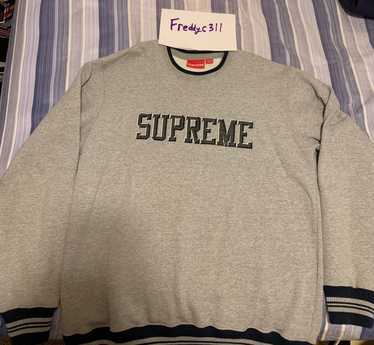 Supreme felt shop shadow crewneck