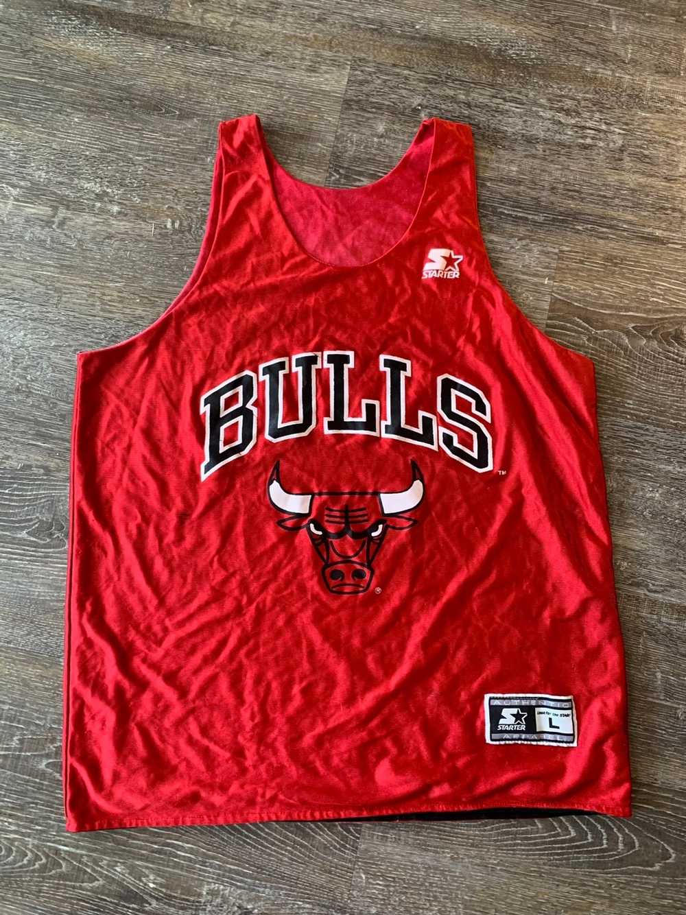 Vintage 90s Champion Mens XL Reversible Chicago Bulls Basketball