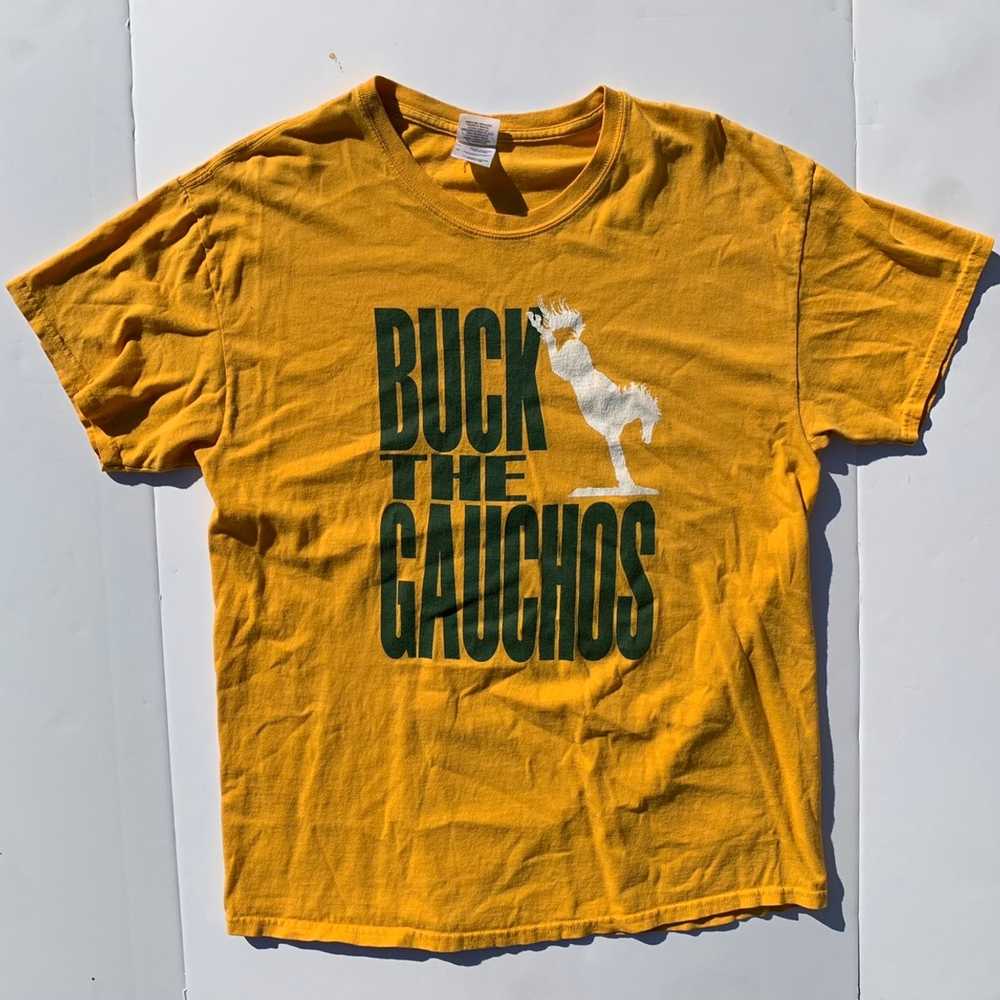 Gildan × Vintage Buck The Gauchos Poly Reps T-Shi… - image 2