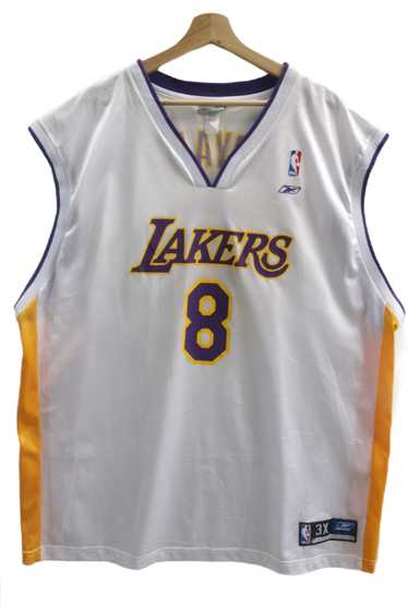 LA Lakers Adidas Reversible Practice Shooting Warmup Jersey Kobe Bryant Vtg  Shaq