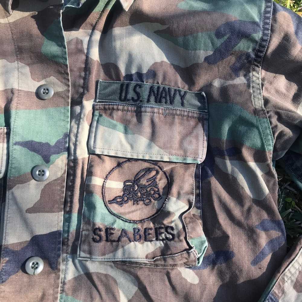 Military × Usn × Vintage Vintage 90's US Navy Seabees… - Gem