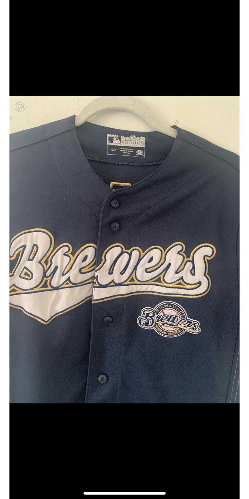 L - Vintage Milwaukee Brewers Embroidered Ryan Braun Jersey – Twisted Thrift
