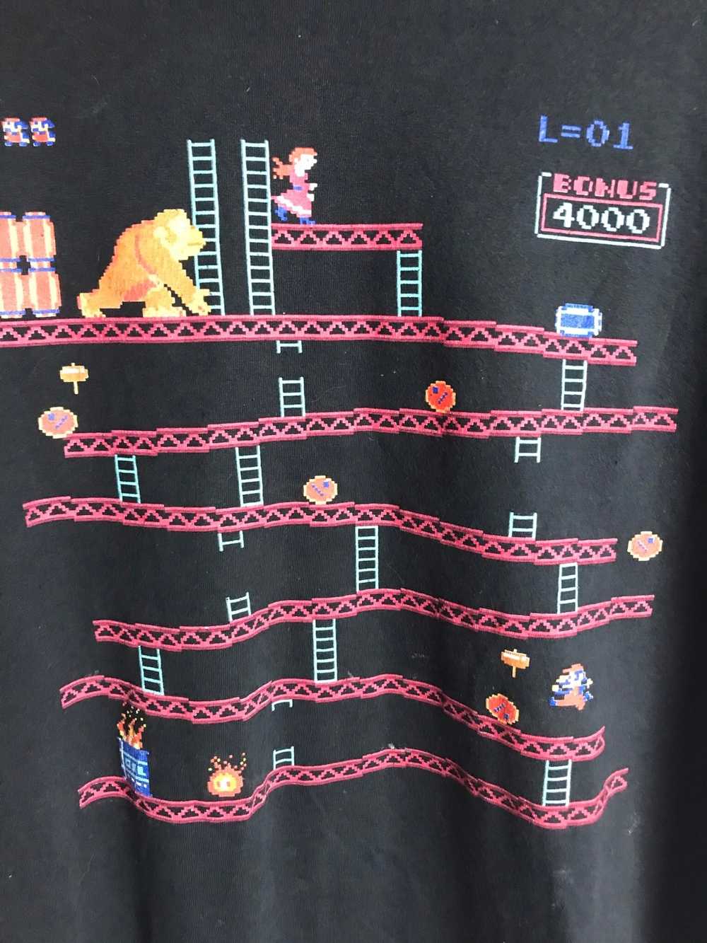 Nintendo × Vintage Vintage 2006 donkey Kong Mario… - image 3