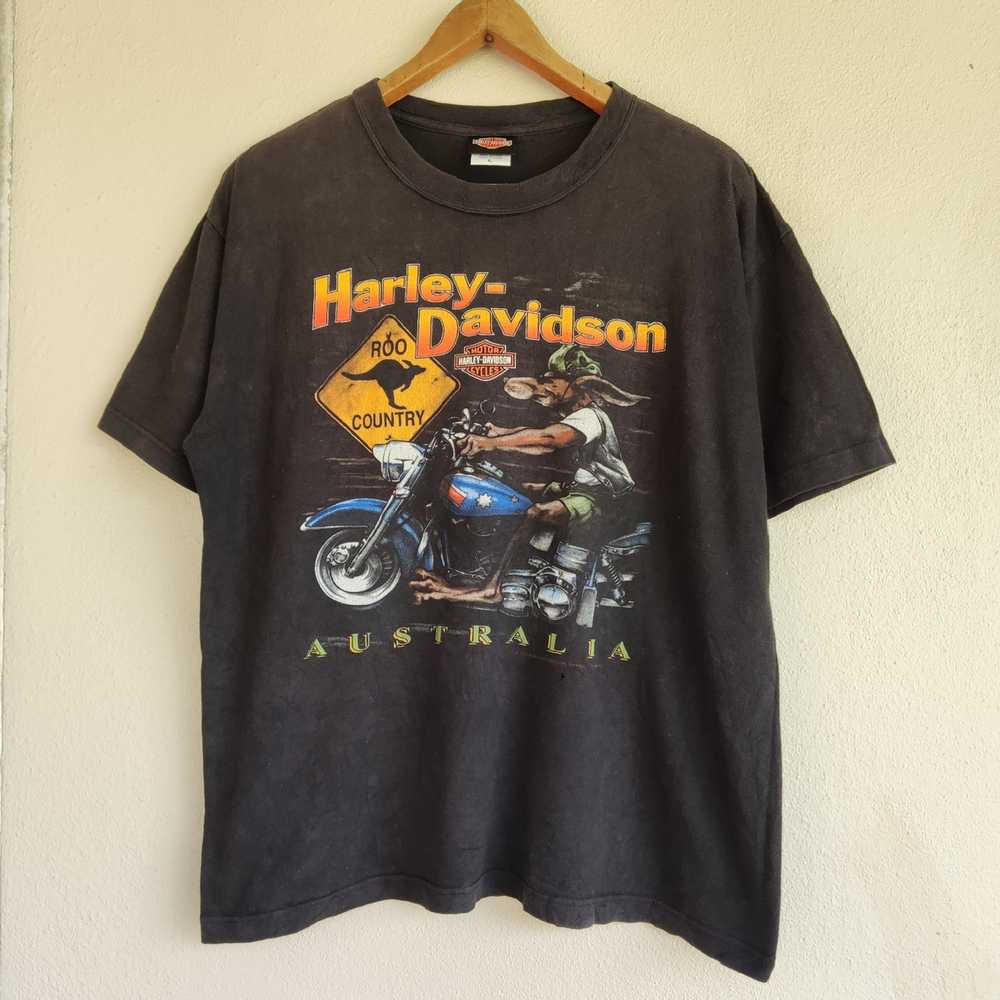 レア】90s00s Harley-Davidson ネイビーvintage古着 ハーレー