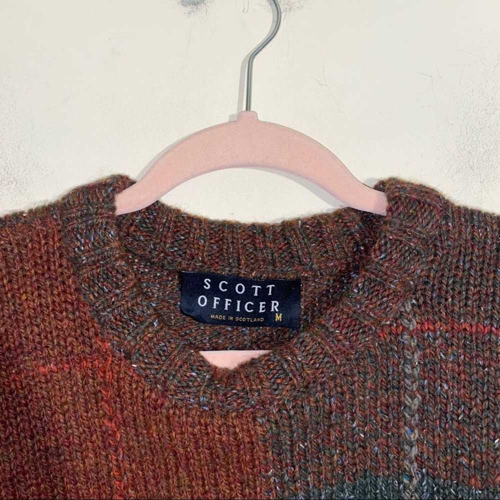 Other VNTG SCOTT OFFICER grandpa wool sweater siz… - image 2