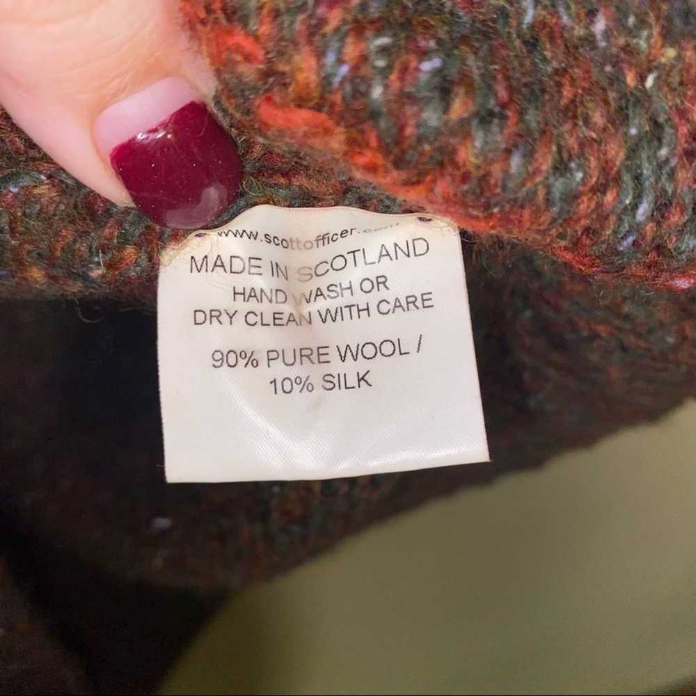 Other VNTG SCOTT OFFICER grandpa wool sweater siz… - image 6