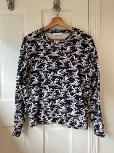 Sandro SANDRO Wave-print Regular-fit Jumper