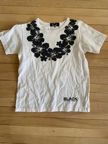 Comme des Garcons CDG flower neck t shirt I dont k