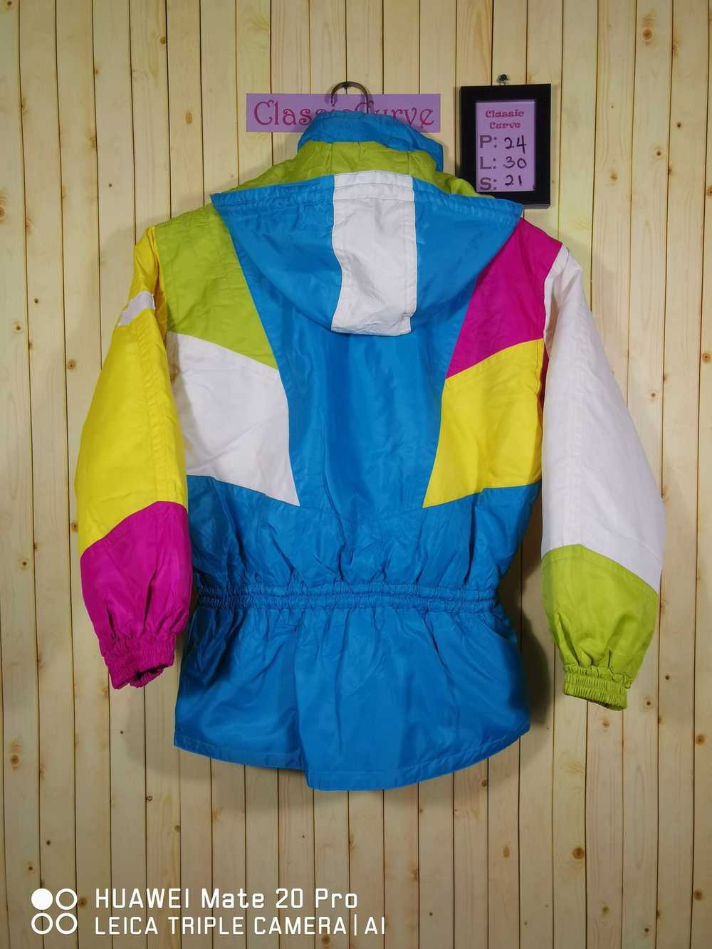 Vintage Vintage Ski Jacket Volpha Colour Block Si… - image 2